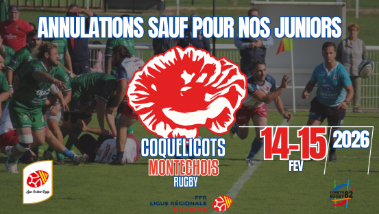 Matchs & Plateaux annulés sauf pour nos Juniors